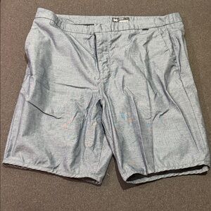 Men's Blue Gray Shorts